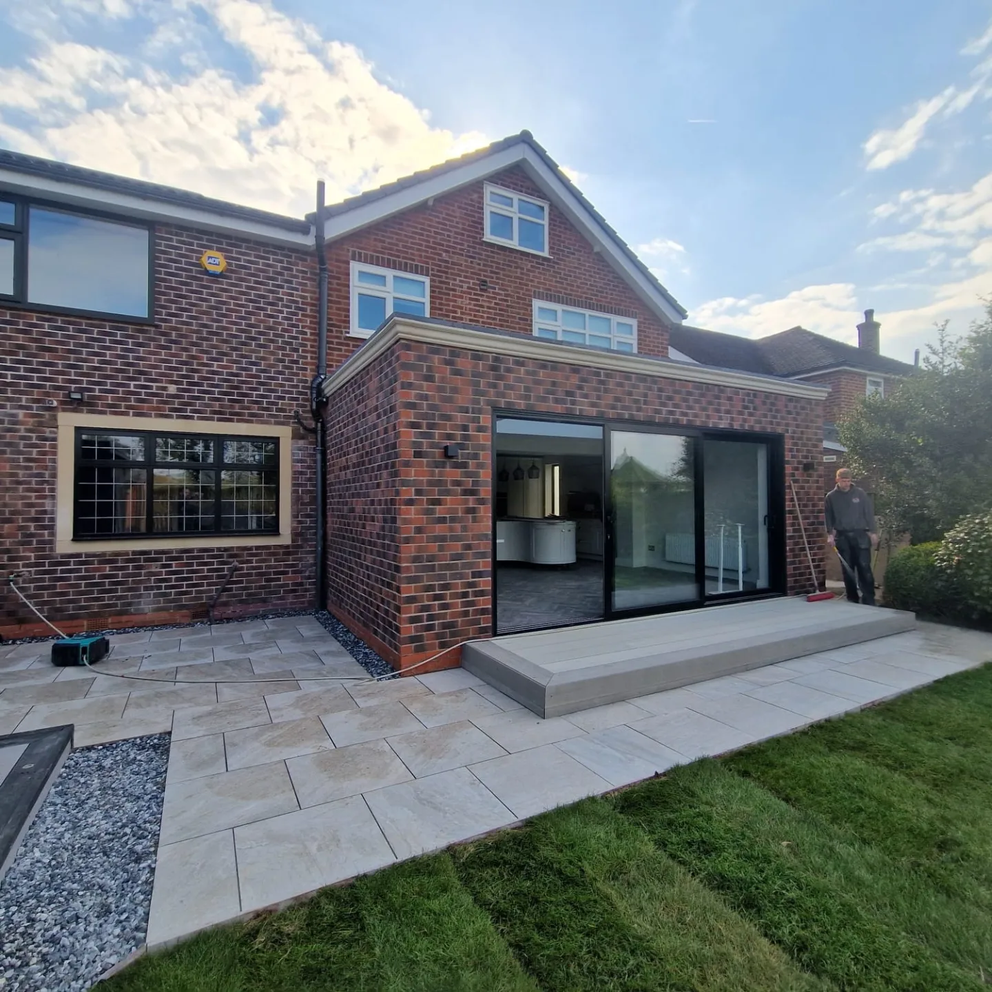 Single storey extension with bifold doors in Stockport by Prima Construction